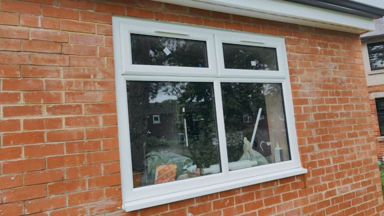 Double glazed large white window for sale