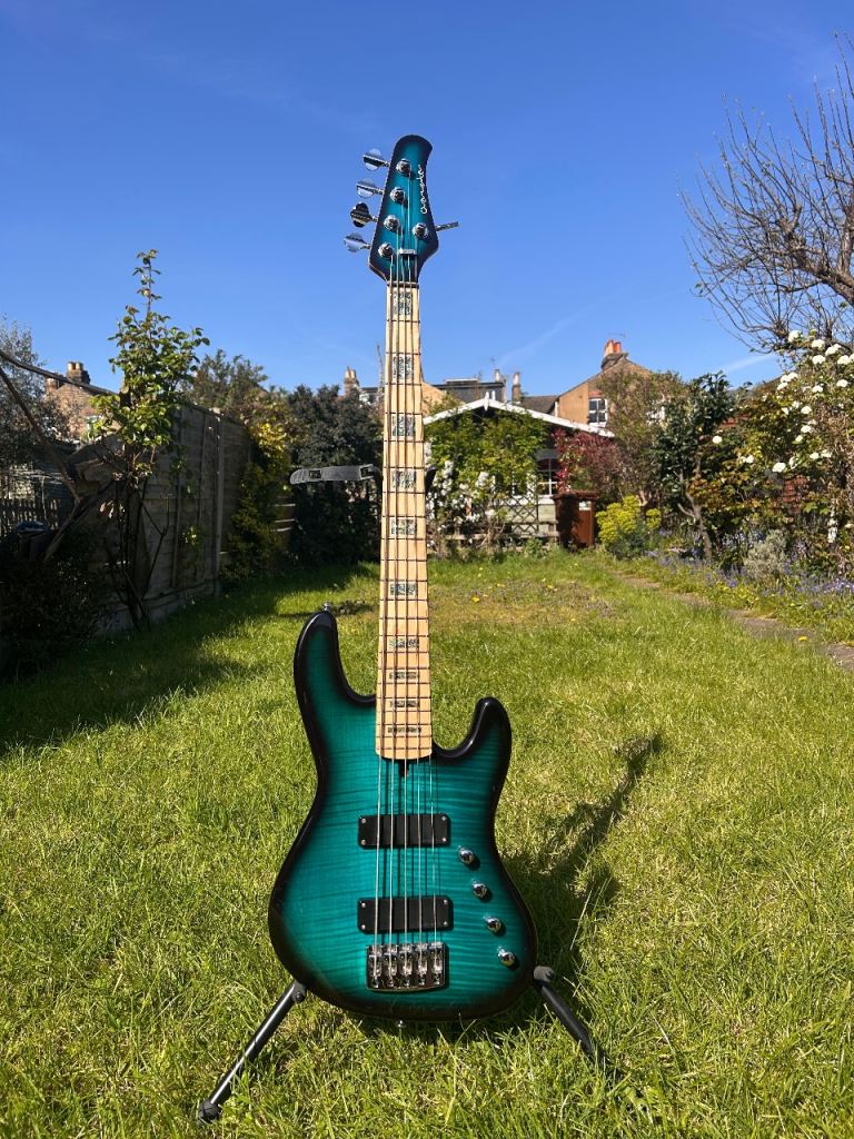 Overwater 5 string active jazz Bass. Collection from se22