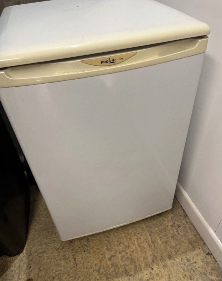 Proline white under counter freezer  free  local delivery 