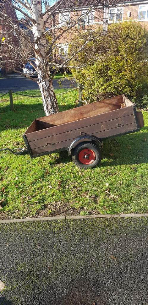 5ft by 3ft wooden trailer 
