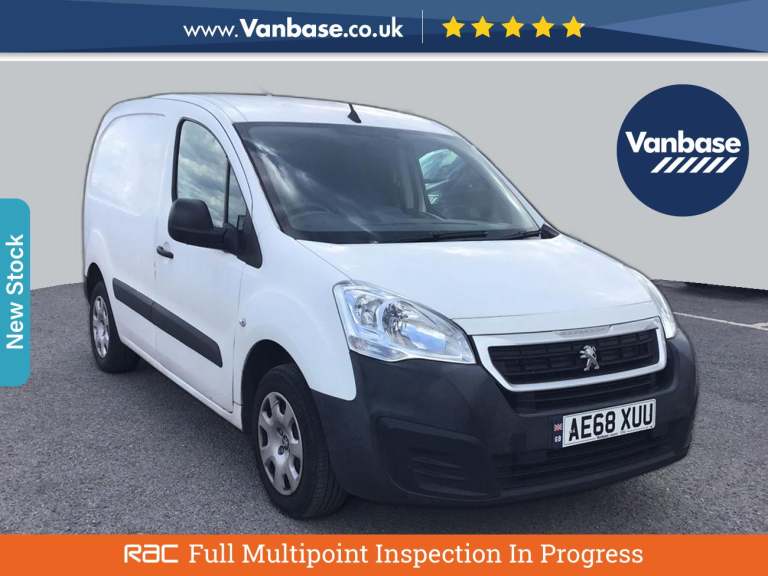 2018 Peugeot Partner 1.6 BlueHDi 855 Professional Panel Van 5dr Diesel Manual L1 Stop & Star Pane...