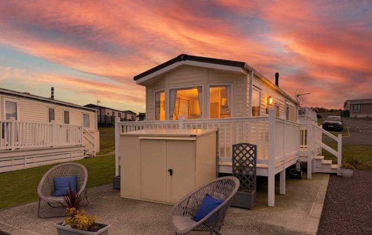 Willerby Ashurst 2022 caravan in Eyemouth - site fees paid until 2027 - sea view