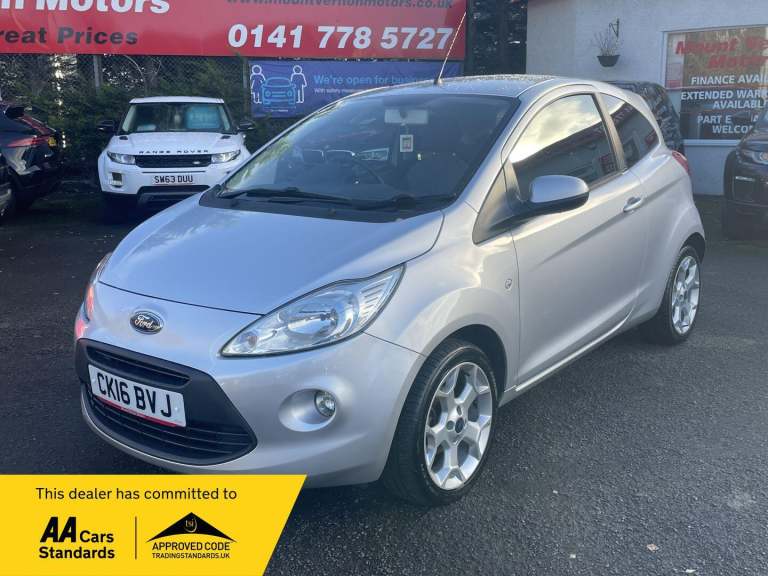 2016 Ford Ka 1.2 Zetec 3dr [Start Stop] HATCHBACK PETROL Manual