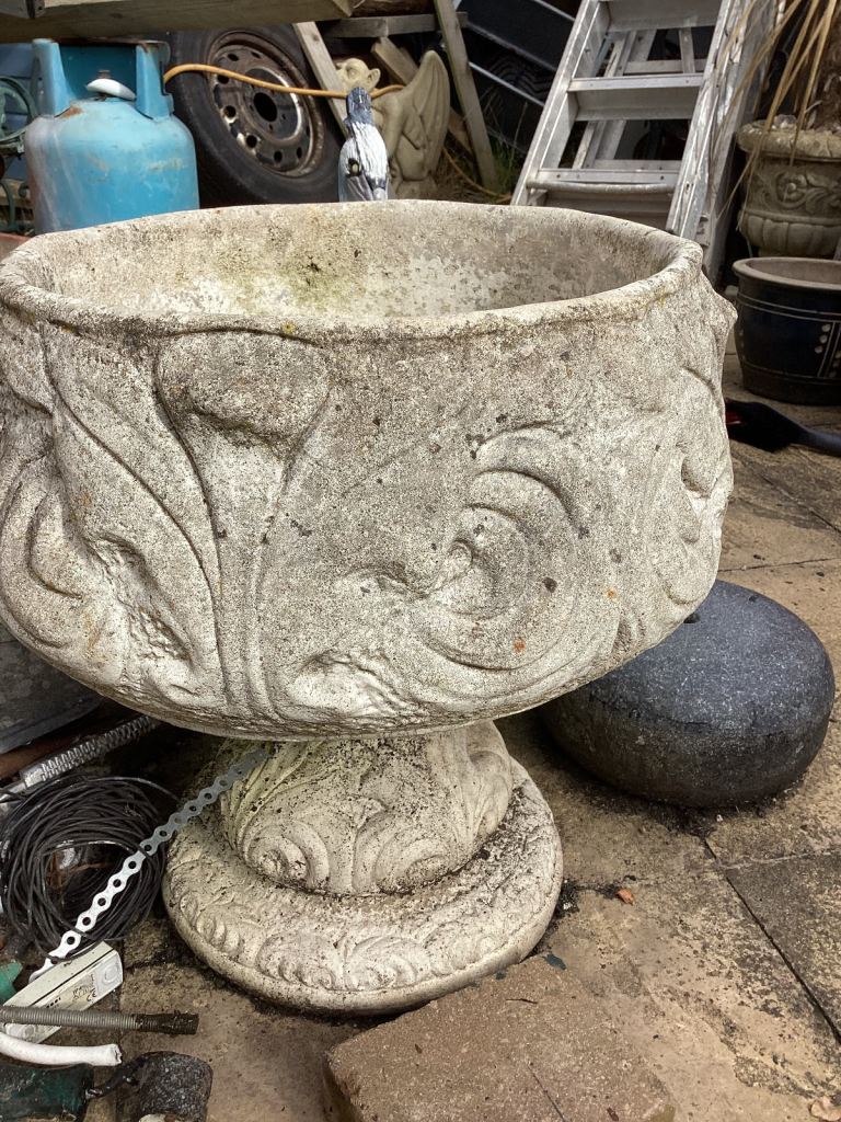 image for LARGE STONE DECORATION PLANT 🪴 POT