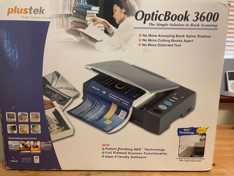 OpticBook scanner.  FREE