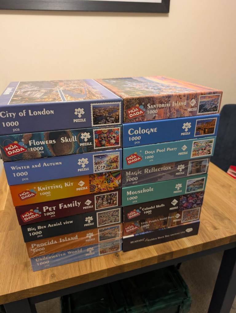 16 Jigsaw puzzles 1000 pieces