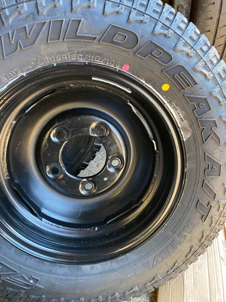 Land Rover new wheels and tyres