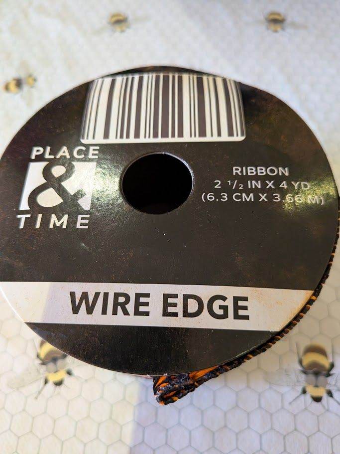 Halloween Wide Wire Edge Ribbon. 