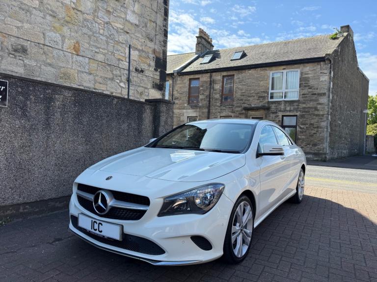 2017 MERCEDES CLA200D SPORT COUPE 2.1 TURBO DIESEL 4DR WHITE BODYKIT SATNAV LTHR