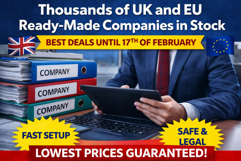 UK LTD Company Ready To Trade