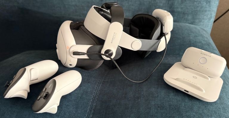 Meta Quest 3 with BoboVR M3 Pro Head Strap