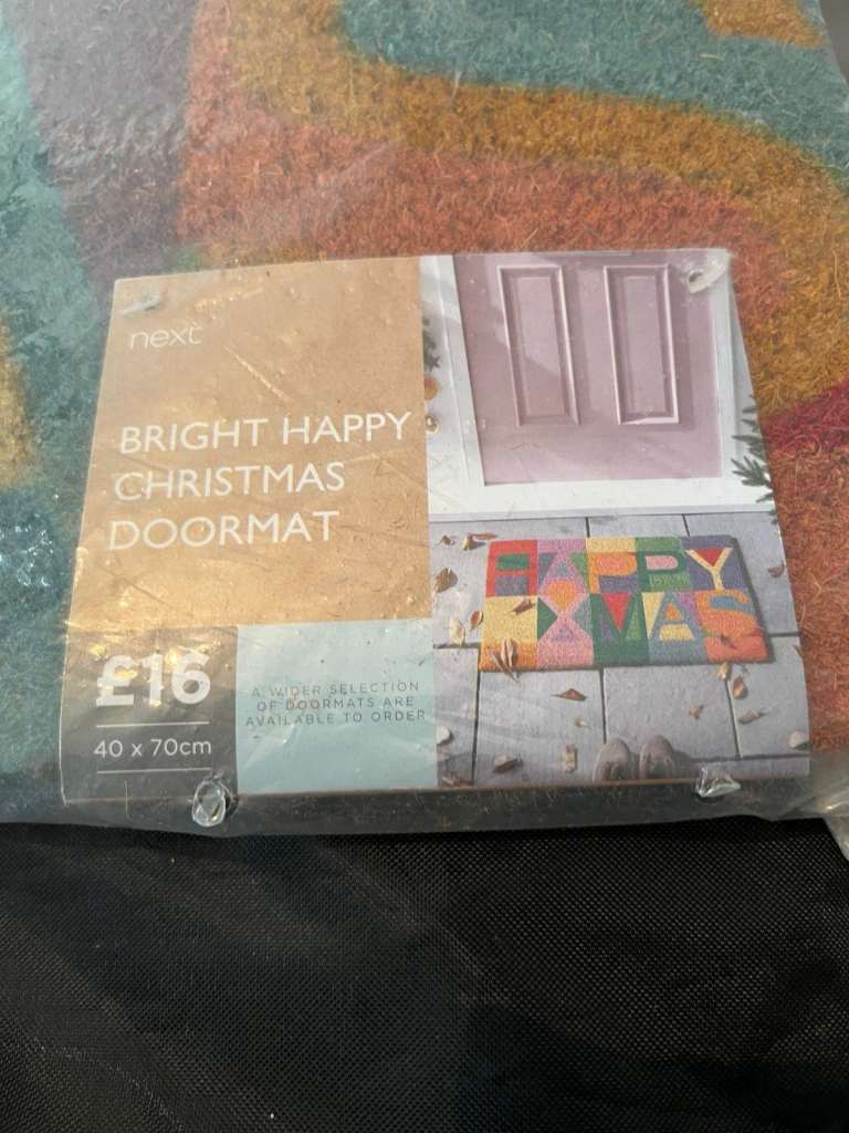 Next Christmas Outdoor Mat