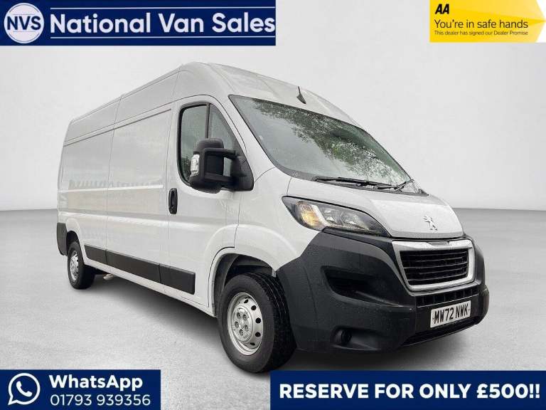 2022 Peugeot Boxer 2.2 BlueHDi 335 Professional L3 H2 Euro 6 (s/s) 5dr PANEL VAN Diesel Manual