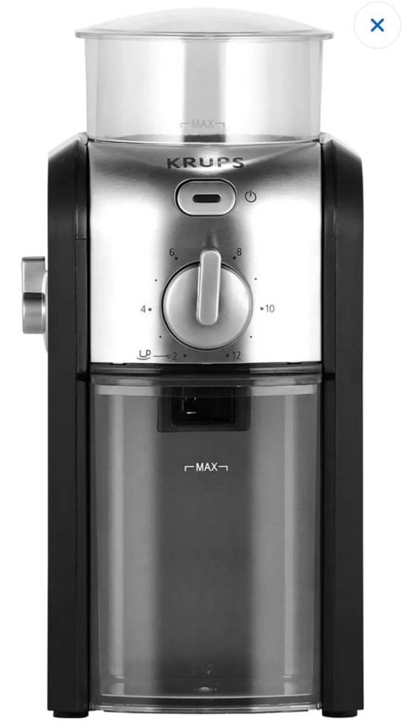 Krups GVX231 Coffee Grinder (Black / Silver)