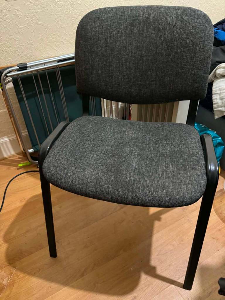 Grey Fabric Office/Study Chair – Excellent Condition