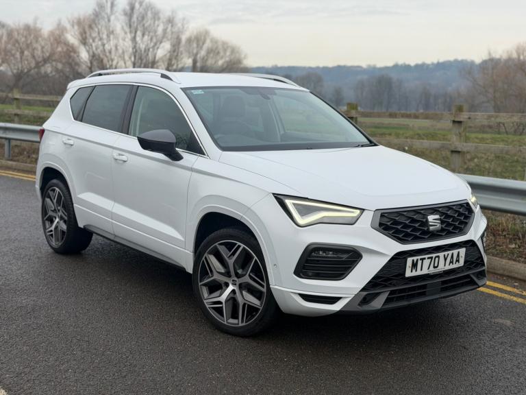 2020 70 SEAT ATECA 1.5 TSI EVO FR SPORT AUTO DSG WHITE NEW SHAPE HPI CLEAR FSH