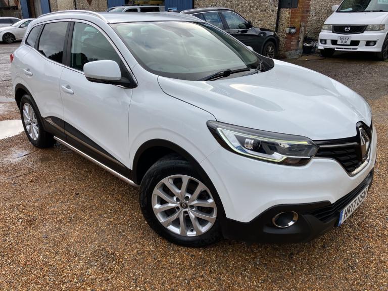 2017 '17' Renault Kadjar 1.5 dCi Dynamique NAV. High Spec. White SUV. Px Swap