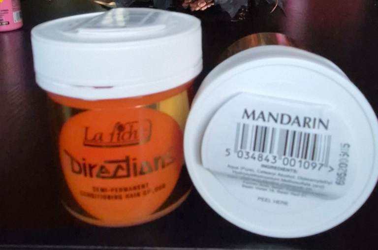 Selection of hair dye