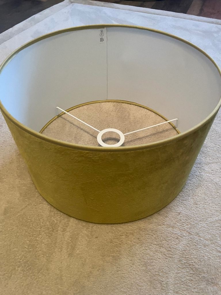 Green velvet light shade 