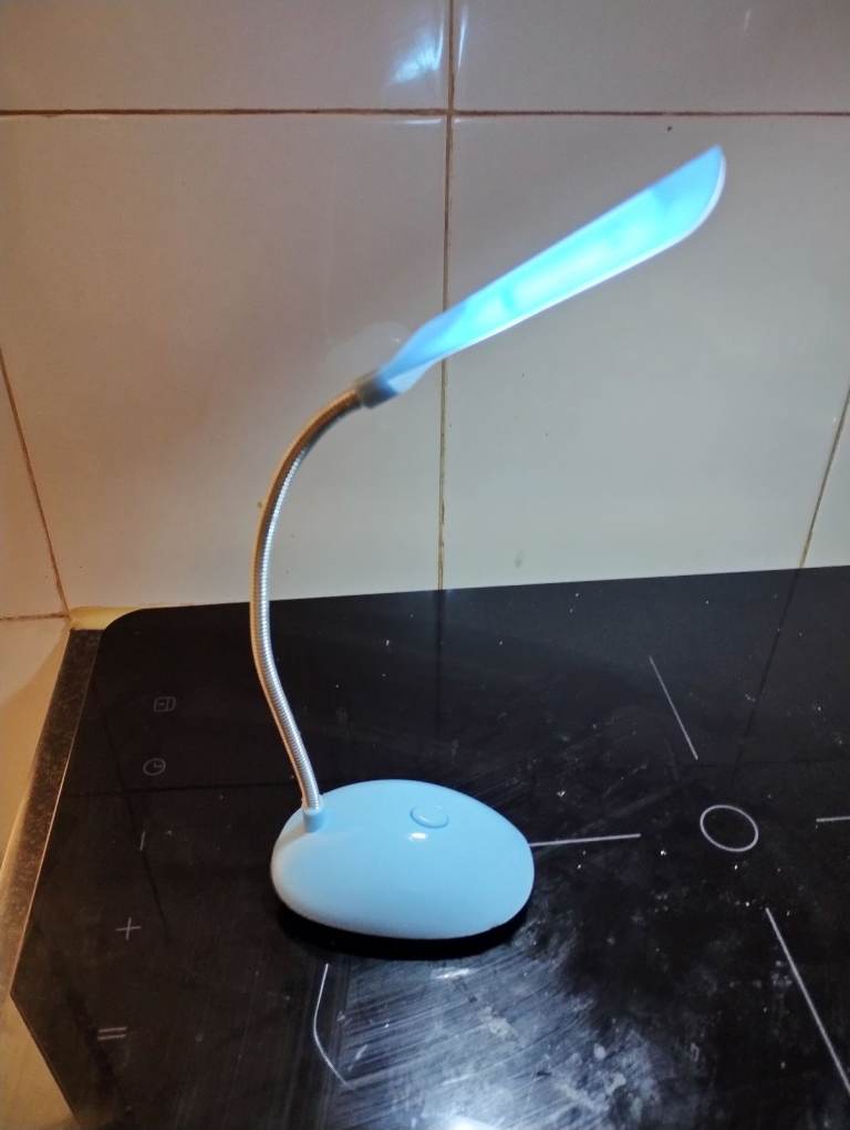 Blue Flexible Table Lamp 