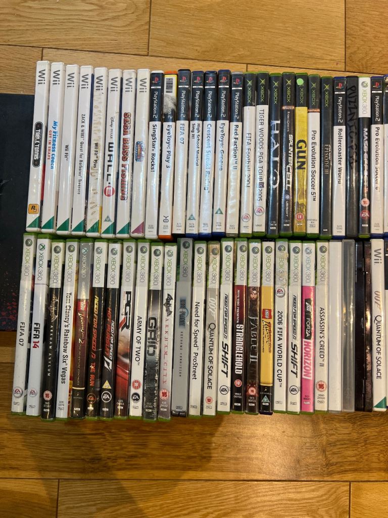 101 VIDEO GAMES - XBOX - XBOX 360 - PS2 - PS3 - WII - GAMECUBE - £60 OR BEST OFFER!