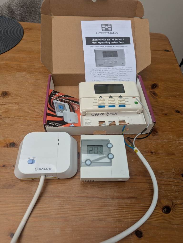 Working ChannelPlus boiler controller and wireless thermostat