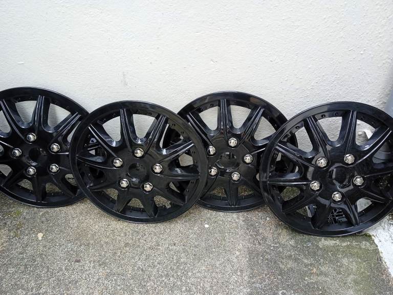 Wheel trims black 16"
