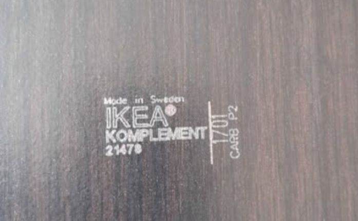 3x IKEA Komplement shelf ref 21478