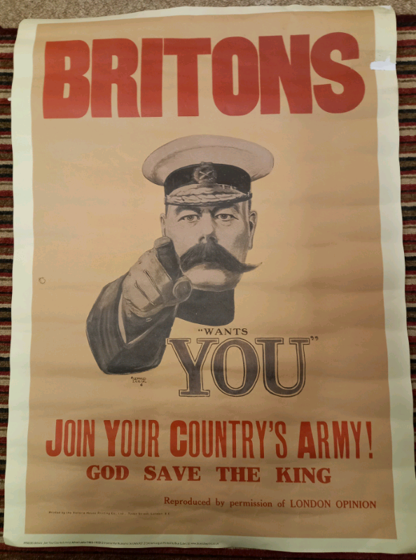Britons wants you poster 28"x20" poster