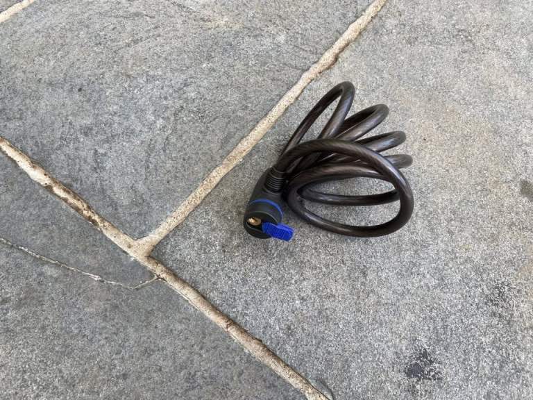 6ft Steel cable bicycle lock 180cm