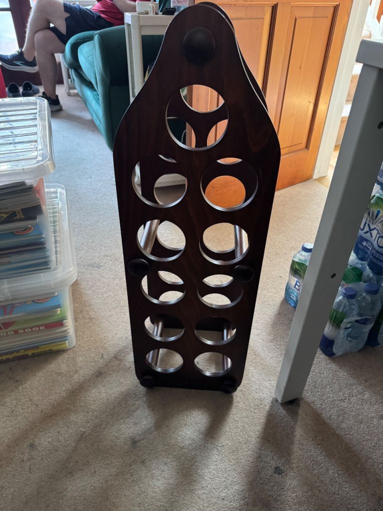 Wine Rack wood hold x11 bottles 