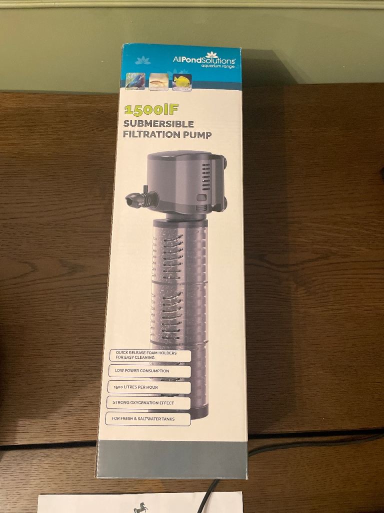 All Pond Solutions 1500IF Submersible Filtration Pump - Brand New