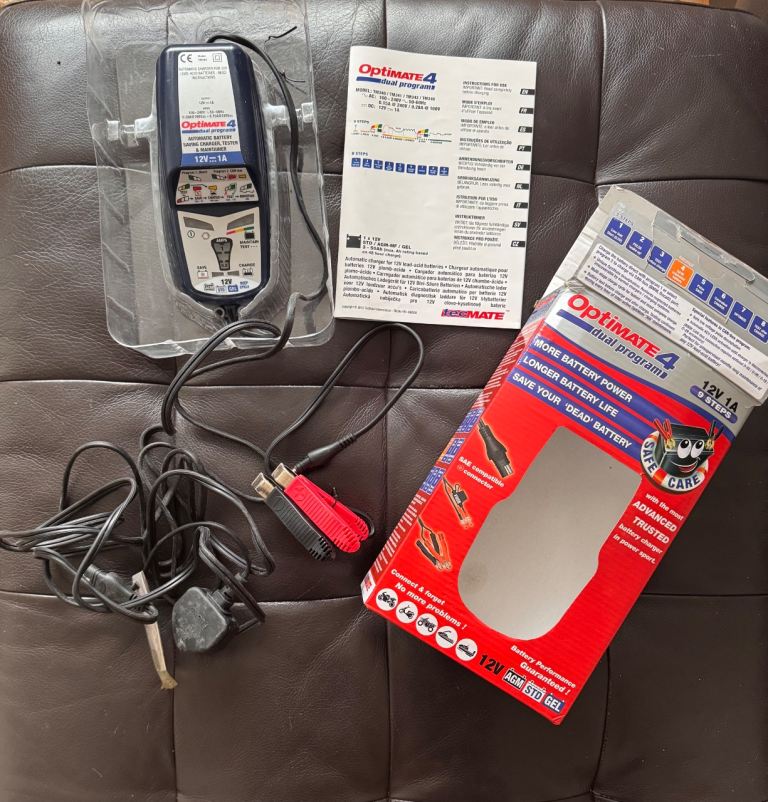 OptiMate4 12v battery charger & optimiser 