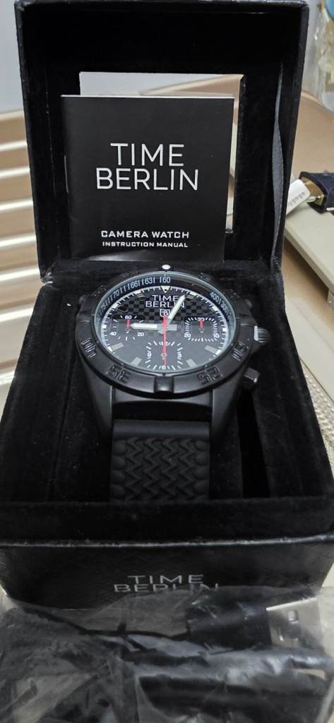 Time Berlin HD Camera Spy Watch – Chronograph