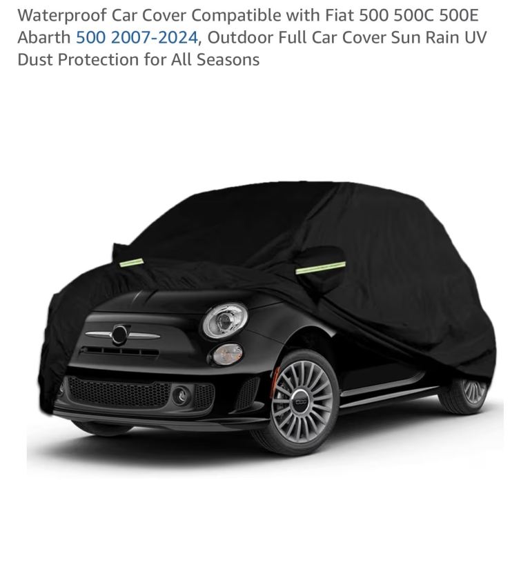 Fiat 500 car cover