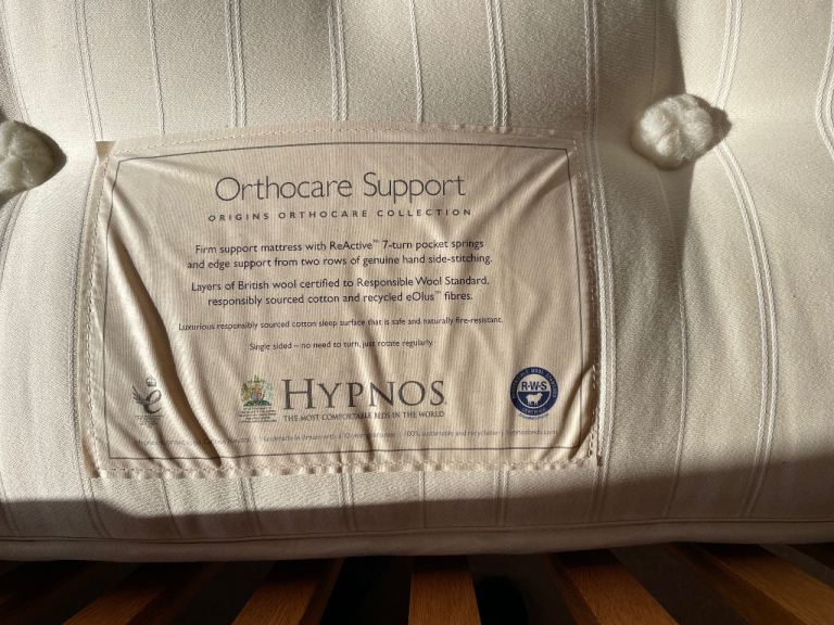 Hypnos mattress for double bed 
