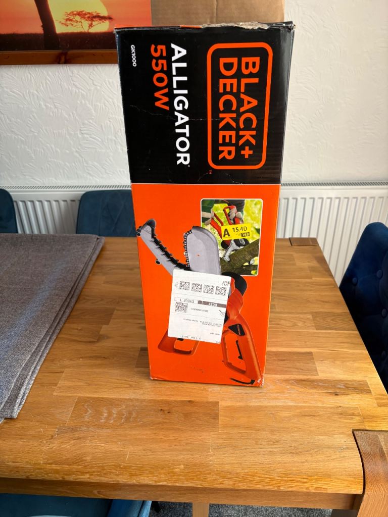 BLACK+DECKER Alligator 550W Electric tree branch lopper – Brand New in Box