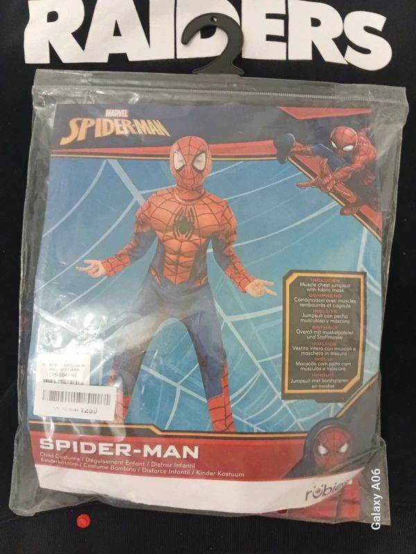 Kids Boys Spiderman Fancy Dress Costume