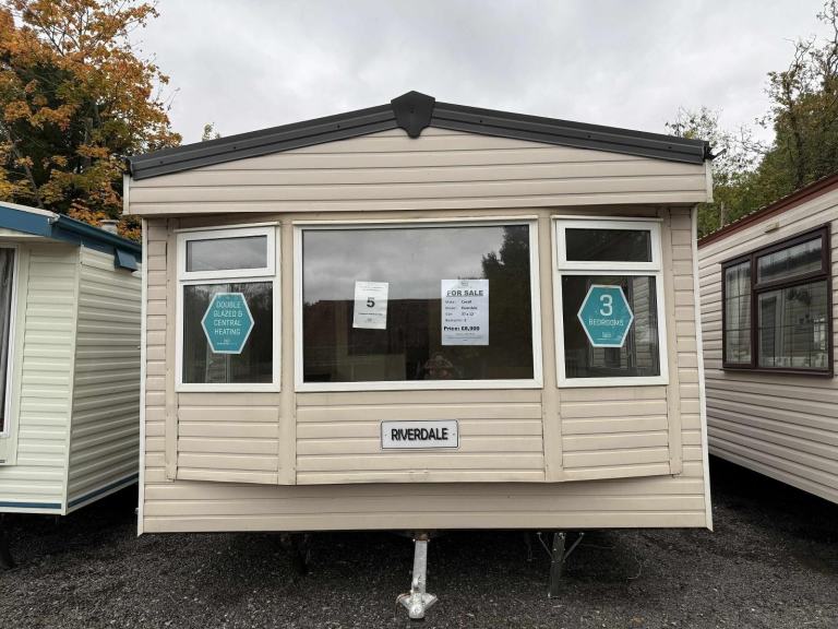 3 Bed Static Caravan - DG, CH, New Carpet - Offsite Sale, Own Land, Self Build