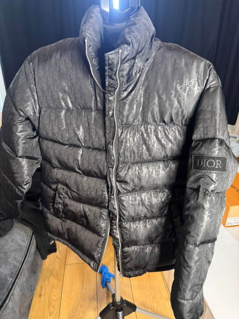 Dior black bomber jacket 