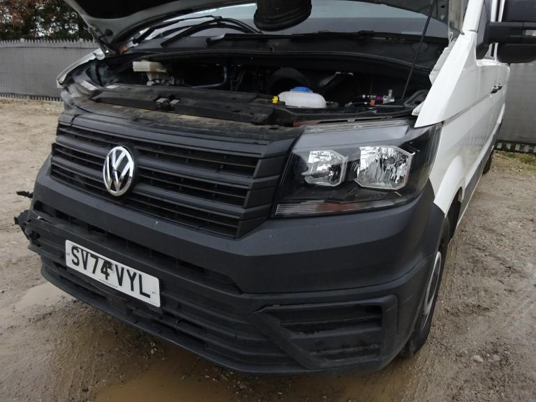 2024 74 REG VOLKSWAGEN CRAFTER CR35 COMMERCE TDI FRIDGE VAN DAMAGED SALVAGE