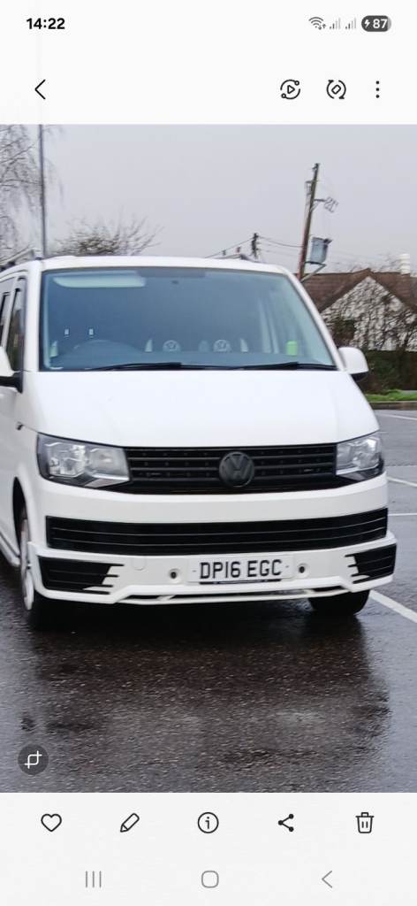 Vw transporter camper van 