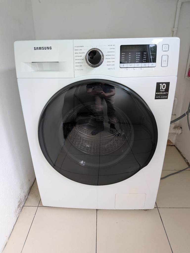 Samsung 8kg Washer Dryer – White