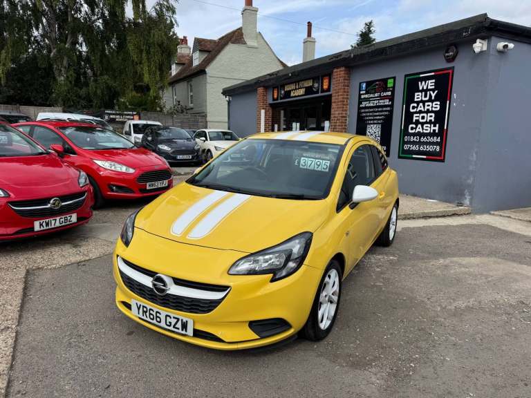 2016 Vauxhall Corsa 1.4 [75] ecoFLEX Sting 3dr HATCHBACK Petrol Manual
