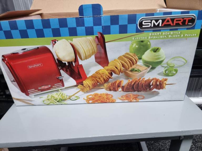 SMART 50s-Style Electric Spiraliser, Slicer & Peeler - New In Box