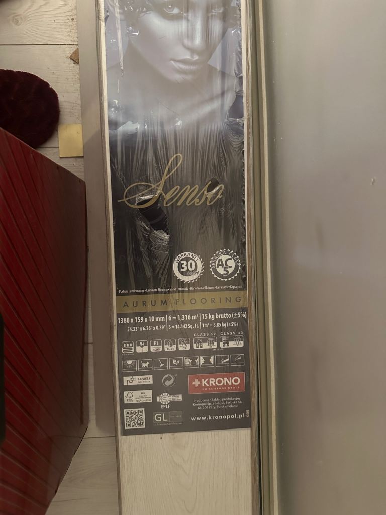 image for KRONOPOL AURUM LAMINATE FLOORING 3 packs new