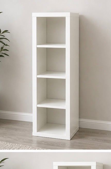 White Cube Storage Units Set – 8 Cube + 4 Cube Shelving / Sideboard / Display