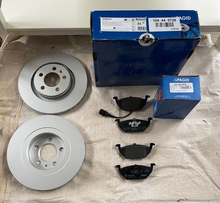 Pagid brake discs and pads brand new