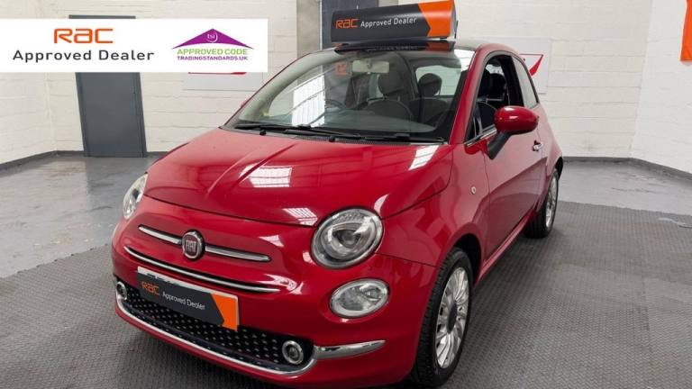 2018 Fiat 500 1.2 Lounge Hatchback 3dr Petrol Manual Euro 6 (s/s) (69 bhp) Hatchback Petrol Manual