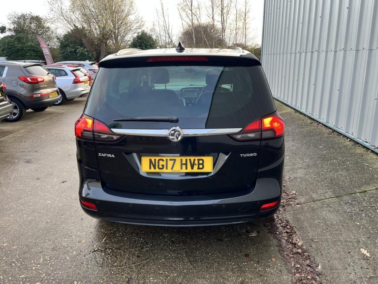 VAUXHALL ZAFIRA TOURER 1.4 i Turbo SRi Nav Black Manual Petrol 2017